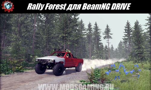 BeamNG DRIVE download map mod Rally Forest