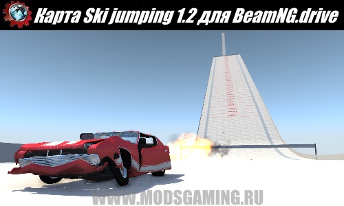 BeamNG.drive download mod map Ski jumping 1.2