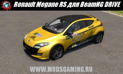 BeamNG DRIVE скачать мод машина Renault Megane RS