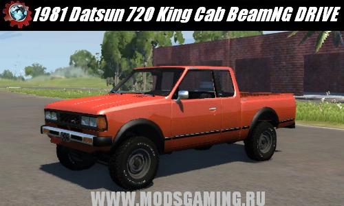 BeamNG DRIVE скачать мод 1981 Datsun 720 King Cab