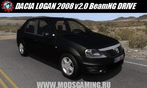 BeamNG DRIVE mod DACIA LOGAN 2008 v2.0