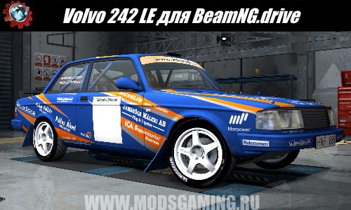 BeamNG.drive download mod car Volvo 242 LE