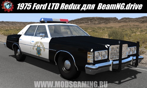 BeamNG.drive download mod car 1975 Ford LTD Redux