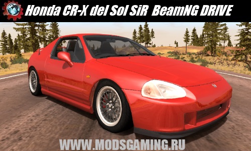 BeamNG MOVIMENTAÇÃO baixar carro mod Honda CR-X del Sol SiR