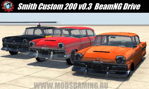 BeamNG Drive download mod car Smith Custom 200 v0.3