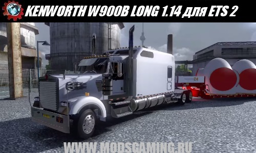Euro Truck Simulator 2 download mod truck KENWORTH W900B LONG 1.14