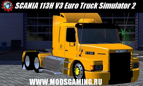 Euro Truck Simulator 2 скачать мод грузовик SCANIA 113H V3