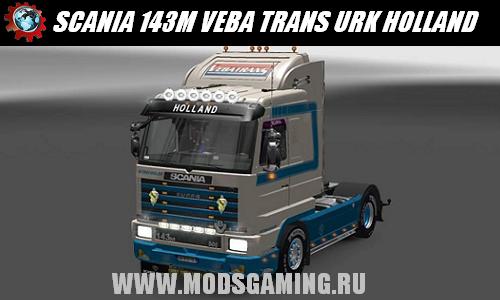 Euro Truck Simulator 2 скачать мод грузовик SCANIA 143M VEBA TRANS URK HOLLAND