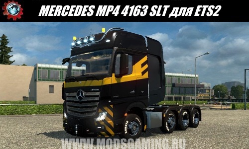Euro Truck Simulator 2 скачать мод грузовик MERCEDES MP4 4163 SLT 1.23