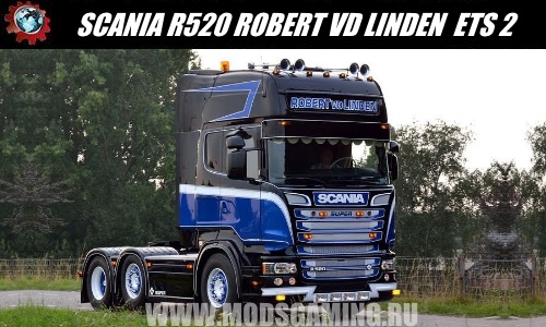 Euro Truck Simulator 2 download mod truck SCANIA R520 ROBERT VD LINDEN