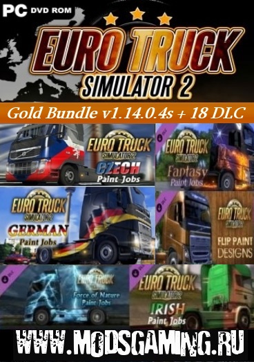 Euro Truck Simulator 2 Gold Bundle v1.14.0.4s + 18 DLC free download