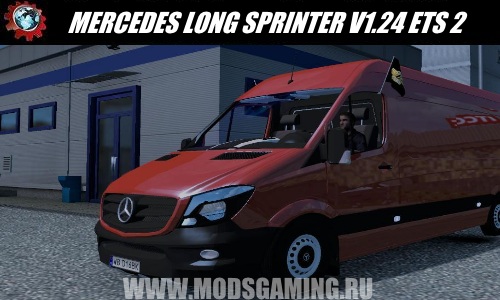 Euro Truck Simulator 2 download mode Car MERCEDES LONG SPRINTER V1.24