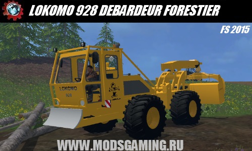 Farming Simulator 2015 download mod LOKOMO 928 DEBARDEUR FORESTIER V1.2