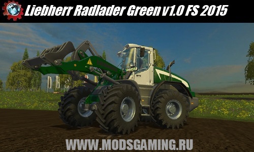 Farming Simulator 2015 download mod loader Liebherr Radlader Green v1.0