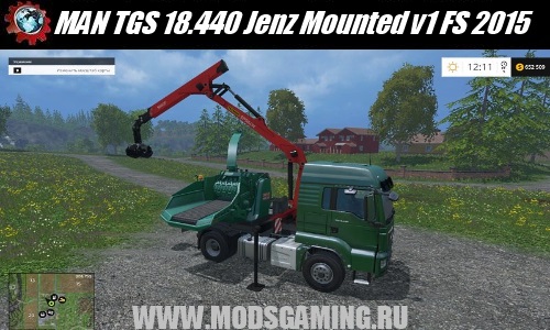 Farming Simulator 2015 mod download MAN TGS 18.440 Jenz Mounted v1