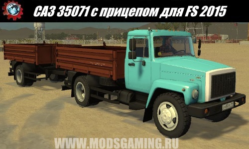 Farming Simulator 2015 download mod SAZ truck with trailer 35071