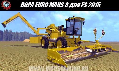 Farming Simulator 2015 download the mod loader ROPA EURO MAUS 3