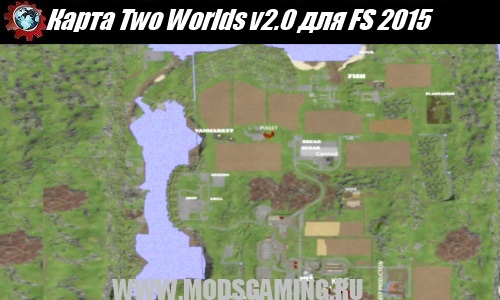 Farming Simulator 2015 download mod map Two Worlds v2.0