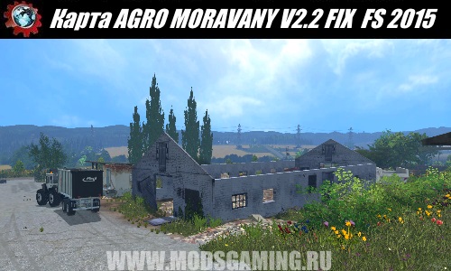 Farming Simulator 2015 download map mod AGRO MORAVANY V2.2 FIX