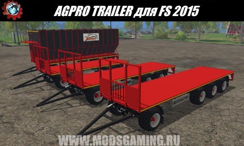 Farming Simulator 2015 mod download trailers Park AGPRO TRAILER