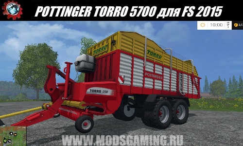 Farming Simulator 2015 download modes trailer baler POTTINGER TORRO 5700