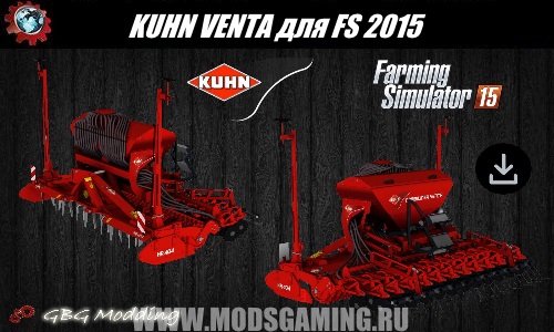 Farming Simulator 2015 download mod seeder KUHN VENTA