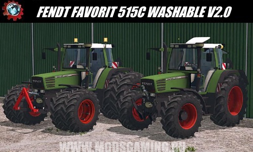 Farming Simulator 2015 download mod Tractor FENDT FAVORIT 515C WASHABLE V2.0
