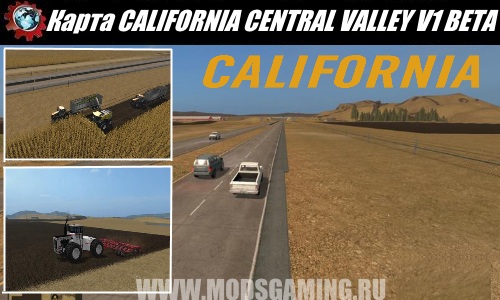 Farming Simulator 2017 download map mod CALIFORNIA CENTRAL VALLEY V1 BETA