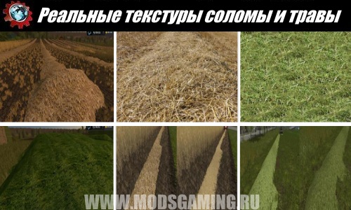 Farming Simulator 2017 download mod real texture of straw and grass