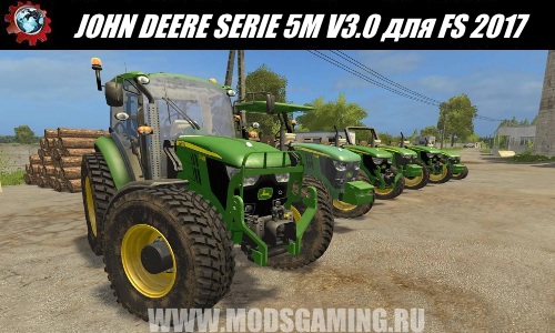 Farming Simulator 2017 download mod tractor JOHN DEERE SERIE 5M V3.