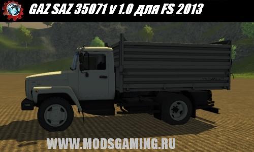 Farming Simulator 2013 скачать мод машина GAZ SAZ 35071 v 1.0