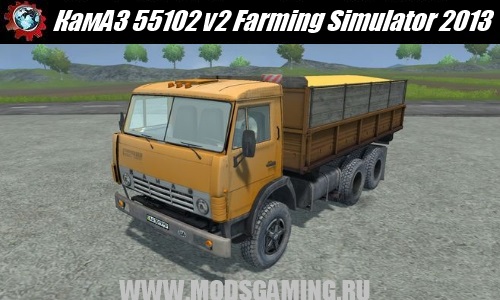 Farming Simulator 2013 mod download car KamAZ 55102 v2