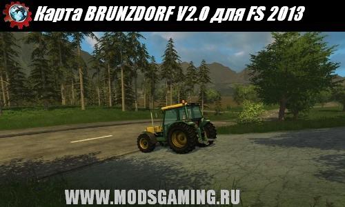 Farming Simulator 2013 скачать мод карта BRUNZDORF V2.0 