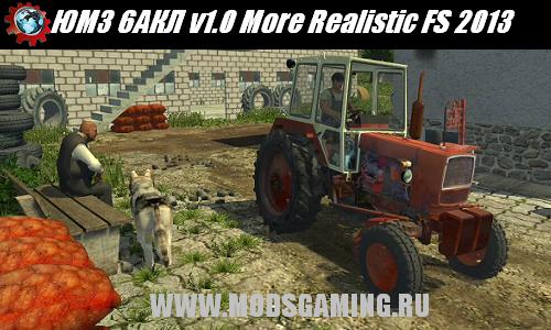 Farming Simulator 2013 скачать мод трактор ЮМЗ 6АКЛ v1.0 More Realistic