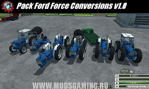 Farming Simulator 2013 скачать мод Pack Ford Force Conversions v1.0