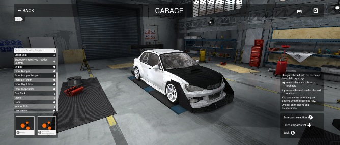 BeamNG.drive garag