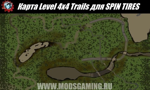 SPIN TIRES download map mod Level 4x4 Trails for 03/03/16