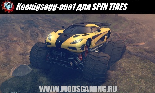 SPIN TIRES download mod bigfoot Koenigsegg-one1