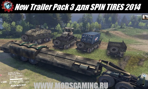 SPIN TIRES 2014 скачать мод New Trailer Pack 3