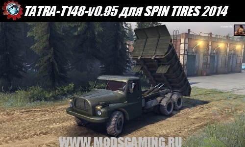 SPIN TIRES 2014 download mod truck TATRA-T148-v0.95