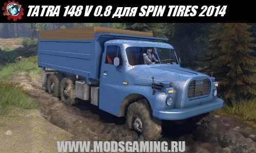 SPIN TIRES 2014 download mod truck TATRA 148 V 0.8