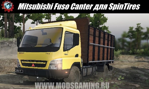 SpinTires download mod Truck Mitsubishi Fuso Canter