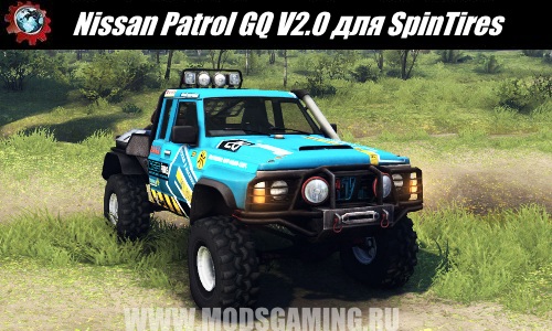 SpinTires download mod SUV Nissan Patrol GQ V2.0
