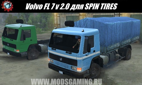 SPIN TIRES download mod Volvo FL 7 truck for v 2.0 03/03/16
