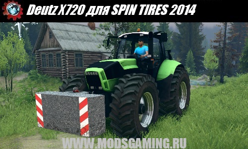 SPIN TIRES 2014 download mod tractor Deutz X720