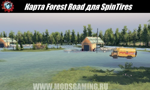 SpinTires download mod map Forest Road