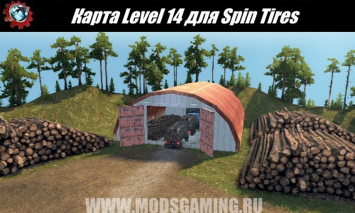 Spin Tires download map mod Level 14