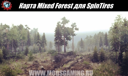 SpinTires download map mod Mixed Forest