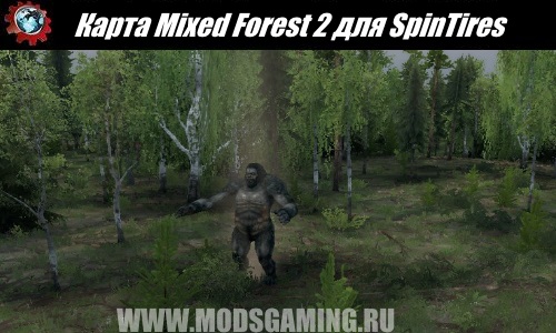 SpinTires download map mod Mixed Forest 2