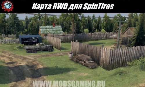 SpinTires download map mod RWD